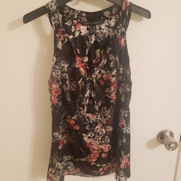 White House Black Market Tops - White House Black Market Floral Top